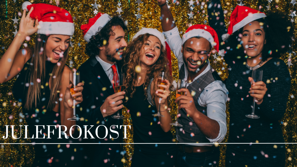 Et stemningsfuldt selfie med smilende kollegaer.